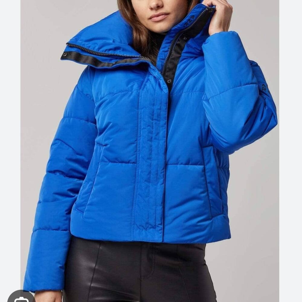 Alp N Rock‎ ANR+ Peak Puffer Jacket Blue Crop Ski Snow Winter Sz XL Women's